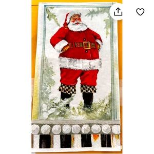 Santa paper napkins for guests
